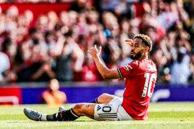 Manchester United 'dan Matheus Cunha, Manchester United' ın 17 Ağustos 2025 'te Old Trafford, Manchester' da oynadığı Premier League maçında kaçırdığı bir şansla tepki gösterdi.