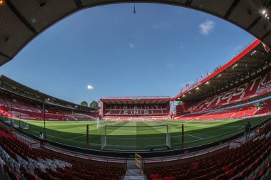 Premier Lig karşılaşması öncesinde Nottingham Forest, Brentford 'a karşı City Ground, Nottingham, İngiltere, 16 Ağustos 2025