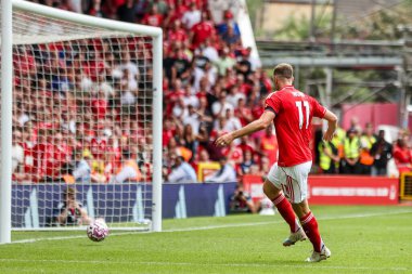 Nottingham Ormanı 'ndan Chris Wood Premier League maçında Nottingham Forest' a karşı Brentford City Ground, Nottingham, İngiltere 'de 17 Ağustos 2025' te 3-0 berabere kaldı.