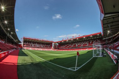 Premier Lig karşılaşması öncesinde Nottingham Forest, Brentford 'a karşı City Ground, Nottingham, İngiltere, 16 Ağustos 2025