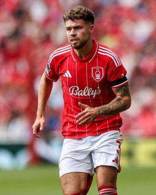 Nottingham Ormanı 'ndan Neco Williams 17 Ağustos 2025' te Nottingham Forest 'a karşı Brentford City Ground, Nottingham, İngiltere' de oynanan Premier League maçı sırasında hareket halindeydi.