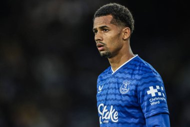 Everton 'dan Iliman Ndiaye Premier League maçı sırasında Leeds United Everton' a karşı Elland Road, Leeds, İngiltere, 18 Ağustos 2025