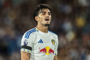 Leeds United takımından Jol Piroe Premier League maçında Leeds United Everton 'a karşı Elland Road, Leeds, İngiltere, 18 Ağustos 2025