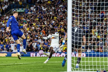 Leeds United takımından Wilfried Gnonto, 18 Ağustos 2025 'te İngiltere' nin Leeds Road kentinde oynanan Premier League maçında Everton 'a karşı oynadığı maçta gol attı.