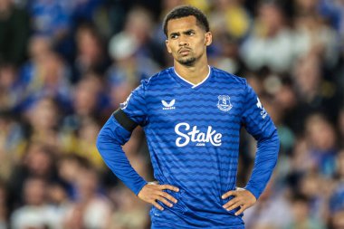 Everton 'dan Iliman Ndiaye Premier League maçı sırasında Leeds United Everton' a karşı Elland Road, Leeds, İngiltere, 18 Ağustos 2025