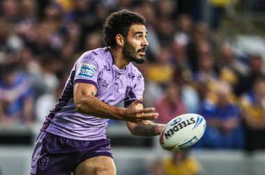 Hull KR takımının Tyrone May 'i Betfred Süper Ligi 23. raundunda Leeds Gergedan Hull KR' a karşı Headingley Stadyumu, Leeds, İngiltere, 21 Ağustos 2025