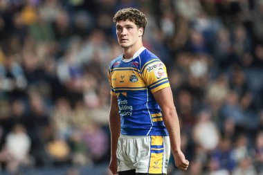 Leeds Rhinos takımından Ben Littlewood, Betfred Süper Ligi 23. raundunda Leeds Rhinos, Hull KR 'a karşı Headingley Stadyumu, Leeds, İngiltere, 21 Ağustos 2025