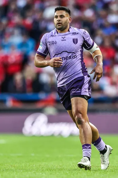Hull KR 'dan Rhyse Martin Betfred Süper Ligi 23. Maç Leeds Rhinos-Hull KR maçında Headingley Stadyumu, Leeds, İngiltere' de 21 Ağustos 2025
