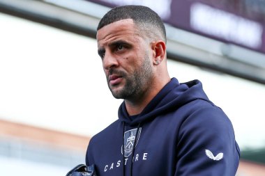 Burnley 'den Kyle Walker, İngiltere' nin Burnley kentindeki Turf Moor 'da oynanan Premier League karşılaşması öncesinde stadyuma geldi.
