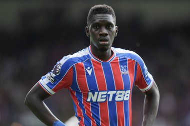 Kristal Saray 'dan Ismala Sarr Premier Lig maçı sırasında Kristal Saray, Nottingham Ormanı' na karşı Selhurst Park, Londra, Birleşik Krallık, 24 Ağustos 2025