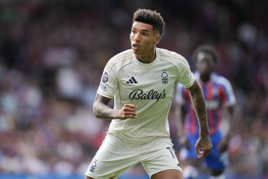 Nottingham Ormanı 'ndan Igor İsa Premier Lig maçı sırasında Kristal Saray, Nottingham Ormanı' na karşı Selhurst Park, Londra, Birleşik Krallık, 24 Ağustos 2025