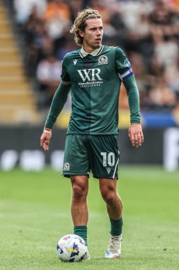 Blackburn Rovers takımından Todd Cantwell, 21 Ağustos 2025 'te Hull City ve Blackburn Rovers maçında MKM Stadyumu' nda karşılaşacak.