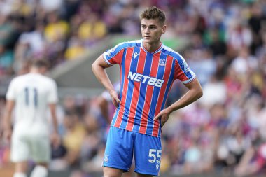 Kristal Saray 'dan Justin Devenny Premier Lig maçı sırasında Kristal Saray, Nottingham Ormanı' na karşı Selhurst Park, Londra, 24 Ağustos 2025