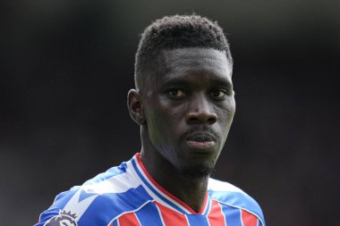 Kristal Saray 'dan Ismala Sarr Premier Lig maçı sırasında Kristal Saray, Nottingham Ormanı' na karşı Selhurst Park, Londra, Birleşik Krallık, 24 Ağustos 2025