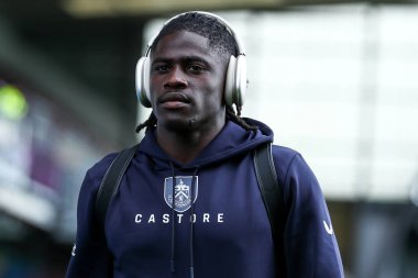Burnley 'den Lesley Ugochukwu, İngiltere' nin Burnley kentinde oynanan Premier Lig maçı öncesinde stadyuma geldi.
