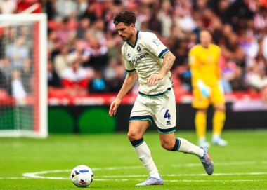 Millwall 'dan Tristan Crama, 23 Ağustos 2025' te Bramall Lane, Sheffield, İngiltere 'de oynanan Sheffield United-Millwall maçında sahada.