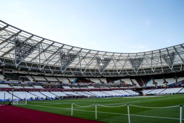 Premier League maçından önce Londra Stadyumu 'nun genel bir görüntüsü 22 Ağustos 2025' te Londra 'daki Londra Stadyumu' nda West Ham United 'a karşı Chelsea maçı.