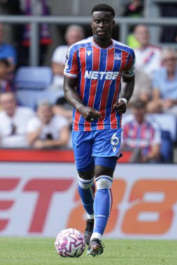 Kristal Saray 'dan Marc Guhi Premier Lig maçı sırasında Nottingham Ormanı' na karşı Kristal Saray, Selhurst Park, Londra, 24 Ağustos 2025