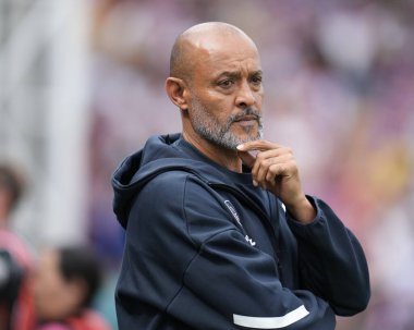 Nuno Espirito Santo Premier League maçı sırasında Nottingham Ormanı Müdürü Kristal Saray, Nottingham Ormanı 'na karşı Selhurst Park, Londra, 24 Ağustos 2025