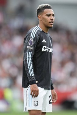 Aston Villaduring the Premier League maçı Brentford-Aston Villa maçında Morgan Rogers, The Gtech Community Stadyumu, Londra, 23 Ağustos 2025