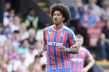 Kristal Saray 'dan Chris Richards Premier Lig maçı sırasında Kristal Saray, Nottingham Ormanı' na karşı Selhurst Park, Londra, 24 Ağustos 2025