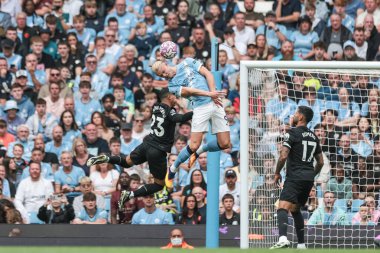 Manchester City 'den Erling Haaland, 23 Ağustos 2025 tarihinde Etihad Stadyumu' nda Manchester City ile Tottenham Hotspur arasında oynanan Premier League maçında gol önünde topa bağlanamadı.
