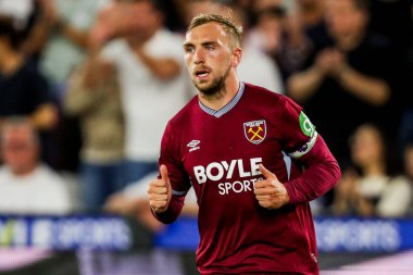 West Ham United takımından Jarrod Bowen 22 Ağustos 2025 'te Londra' daki Londra Stadyumu 'nda oynanan Premier League maçında Chelsea' ye karşı maç yaptı.