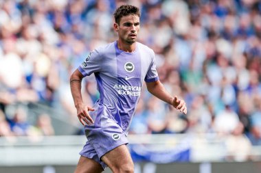 Brighton & Hove Albion takımından Matt ORiley, 24 Ağustos 2025 'te İngiltere' nin Liverpool kentinde oynanan Premier League karşılaşmasında Everton, Brighton ve Hove Albion 'a karşı oynuyor.