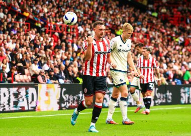 Sheffield United takımından Jack Robinson, Sheffield United 'a karşı Millwall maçında 23 Ağustos 2025' te Bramall Lane, Sheffield, İngiltere 'de.