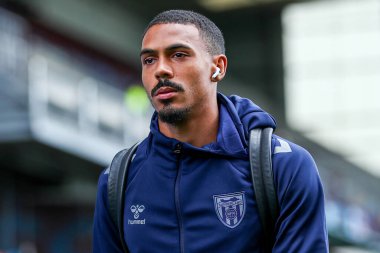 Sunderland 'dan Wilson Isidor, 23 Ağustos 2025' te Burnley ile Sunderland arasındaki Premier Lig karşılaşması öncesinde stadyuma geldi.