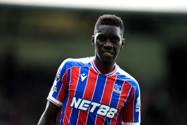 Kristal Saray 'dan Daniel Munoz Premier Lig maçı sırasında Kristal Saray ile Nottingham Ormanı arasındaki Selhurst Park, Londra, 24 Ağustos 2025