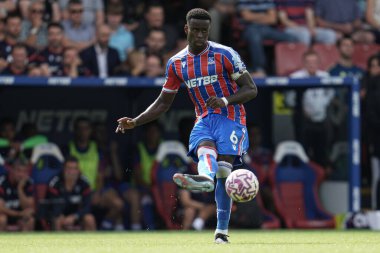 Kristal Saray 'dan Marc Guhi Premier Lig maçı sırasında Nottingham Ormanı' na karşı Kristal Saray, Selhurst Park, Londra, 24 Ağustos 2025