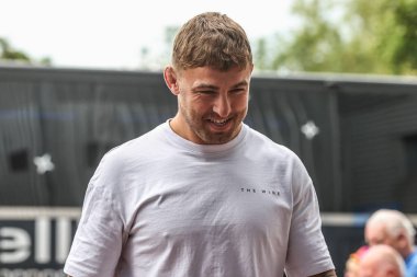 Warrington Wolves 'tan Sam Powell, 24 Ağustos 2025' te İngiltere 'nin Huddersfield kentinde oynanan 23. Betfred Süper Lig karşılaşmasında Huddersfield Giants - Warrington Wolves maçına geldi.