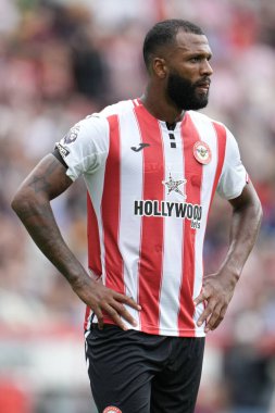 Brentford 'dan Igor Thiago Premier League maçı sırasında Brentford, Aston Villa' ya karşı Gtech Community Stadyumu, Londra, 23 Ağustos 2025