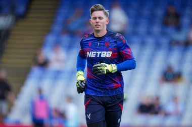 Kristal Saray 'dan Dean Henderson Premier Lig maçı öncesinde Kristal Saray ile Nottingham Ormanı arasındaki Selhurst Park, Londra, 24 Ağustos 2025