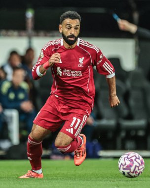 Liverpool 'dan Muhammed Salah, 25 Ağustos 2025' te İngiltere 'de St. James' s Park 'ta oynanan Premier League maçı sırasında Liverpool' a karşı maç yaptı.