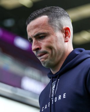 Burnley 'den Josh Cullen, Burnley, Burnley, Birleşik Krallık' ın Turf Moor kentinde oynanan Premier League karşılaşması öncesinde stadyuma geldi.