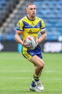 Warrington Wolves takımından Matt Dufty, Betfred Süper Lig 23. Raundda Huddersfield Giants ile Warrington Wolves arasında 24 Ağustos 2025 'te Accu Stadyumu' nda oynanan karşılaşmada