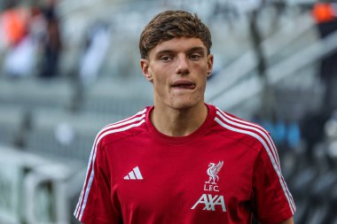 Liverpool 'dan Giovanni Leoni, Premier Lig maçı sırasında St.James' s Park, Newcastle, İngiltere 'de oynanan Newcastle United maçına geldi.