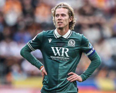 Blackburn Rovers takımından Todd Cantwell, 21 Ağustos 2025 'te Hull City ve Blackburn Rovers maçında MKM Stadyumu' nda karşılaşacak.