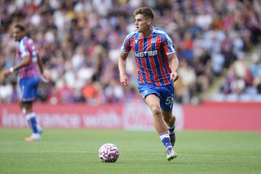 Kristal Saray 'dan Justin Devenny Premier Lig maçı sırasında Kristal Saray, Nottingham Ormanı' na karşı Selhurst Park, Londra, 24 Ağustos 2025