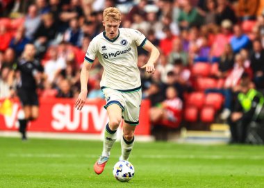 Millwall 'dan Josh Coburn, 23 Ağustos 2025' te Bramall Lane, Sheffield, İngiltere 'de Sheffield United ile Millwall arasındaki Gökyüzü İddia Şampiyonası maçında iş başında.