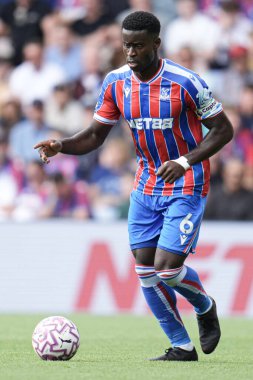 Kristal Saray 'dan Marc Guhi Premier Lig maçı sırasında Nottingham Ormanı' na karşı Kristal Saray, Selhurst Park, Londra, 24 Ağustos 2025