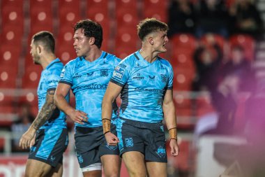 Hull FC 'den Davy Litten, 22 Ağustos 2025' te İngiltere 'nin St Helens-Hull Stadyumu' nda oynanan 23.