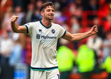 Millwall 'dan Ryan Leonard, 23 Ağustos 2025' te Bramall Lane, Sheffield, İngiltere 'de Sheffield United ile Millwall arasındaki Sky Bet Şampiyonası maçını kutluyor.