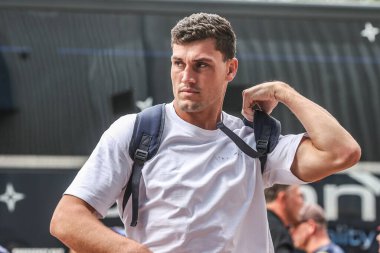 Warrington Wolves takımından Sam Stone, 24 Ağustos 2025 'te İngiltere' nin Huddersfield kentinde oynanan 23. Betfred Süper Lig karşılaşmasında Huddersfield Giants ve Warrington Wolves maçına geldi.