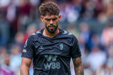 Sunderland 'dan Omar Alderete Premier Lig maçı sırasında Burnley, Sunderland' a karşı Turf Moor, Burnley, İngiltere, 23 Ağustos 2025