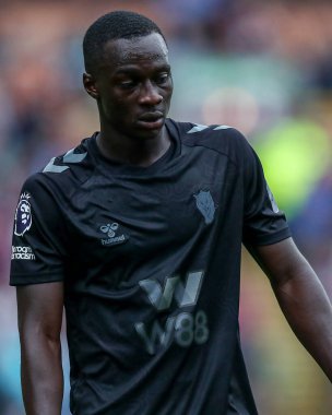 Premier Lig karşılaşmasında Sunderland 'dan Habib Diarra, Burnley' e karşı Turf Moor, Burnley, İngiltere, 23 Ağustos 2025