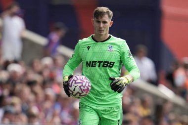 Kristal Saray 'dan Dean Henderson Premier Lig maçı sırasında Kristal Saray, Nottingham Ormanı' na karşı Selhurst Park, Londra, 24 Ağustos 2025