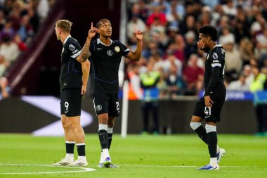 Chelsea 'li Joao Pedro, 22 Ağustos 2025' te Londra 'daki Londra Stadyumu' nda oynanan Premier League maçında 2-2 'lik galibiyet golünü kutluyor.
